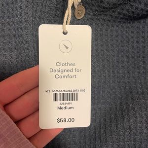 Up West Medium Navy Blue Long Sleeve Shirt